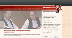 Desktop Screenshot of hannoversche-zimmerei.de